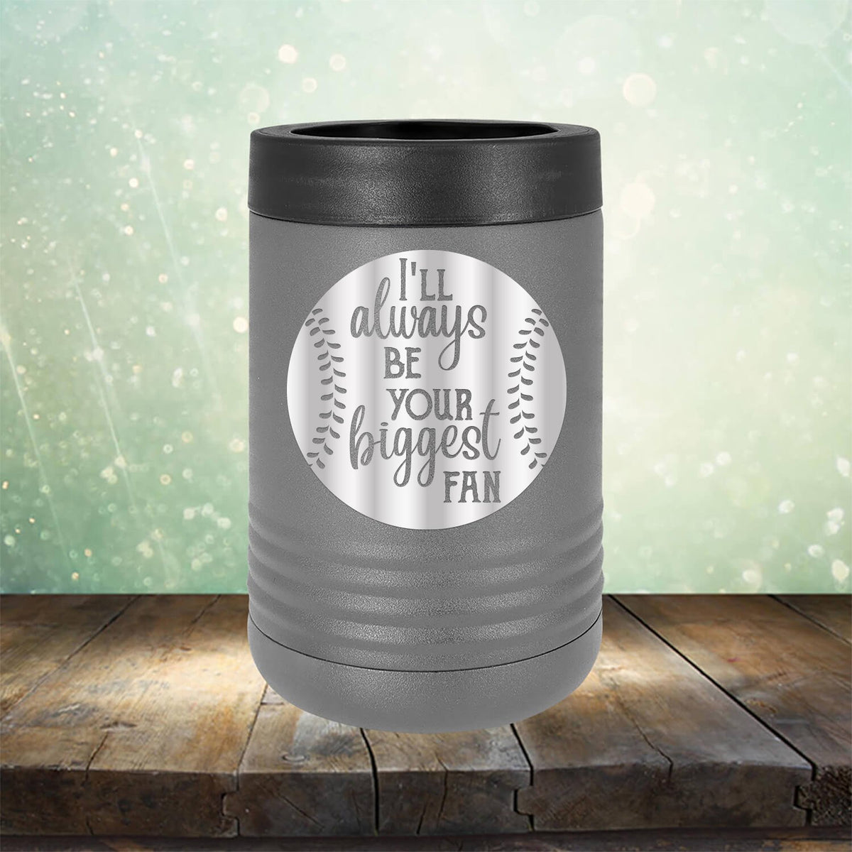 I&#39;ll Be Your Biggest Fan Baseball - Laser Etched Tumbler Mug