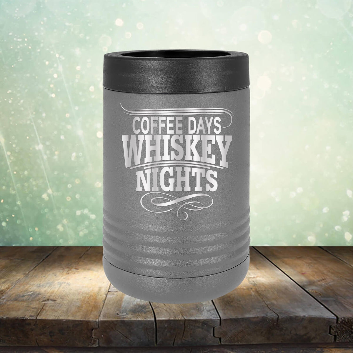 Coffee Days Whiskey Nights - Laser Etched Tumbler Mug