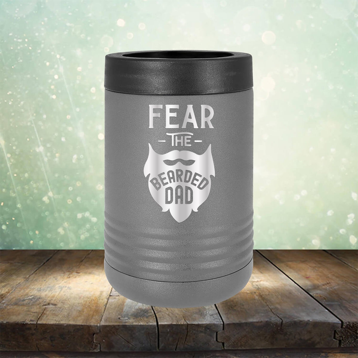 Fear The Bearded Dad - Laser Etched Tumbler Mug