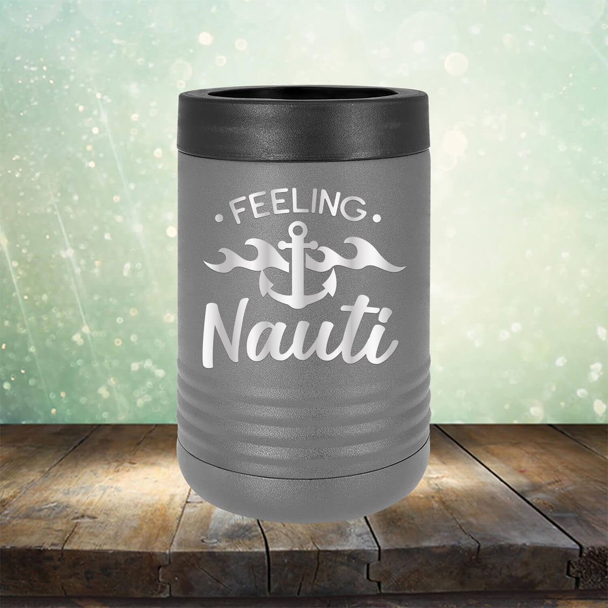Feeling Nauti with Anchor - Laser Etched Tumbler Mug