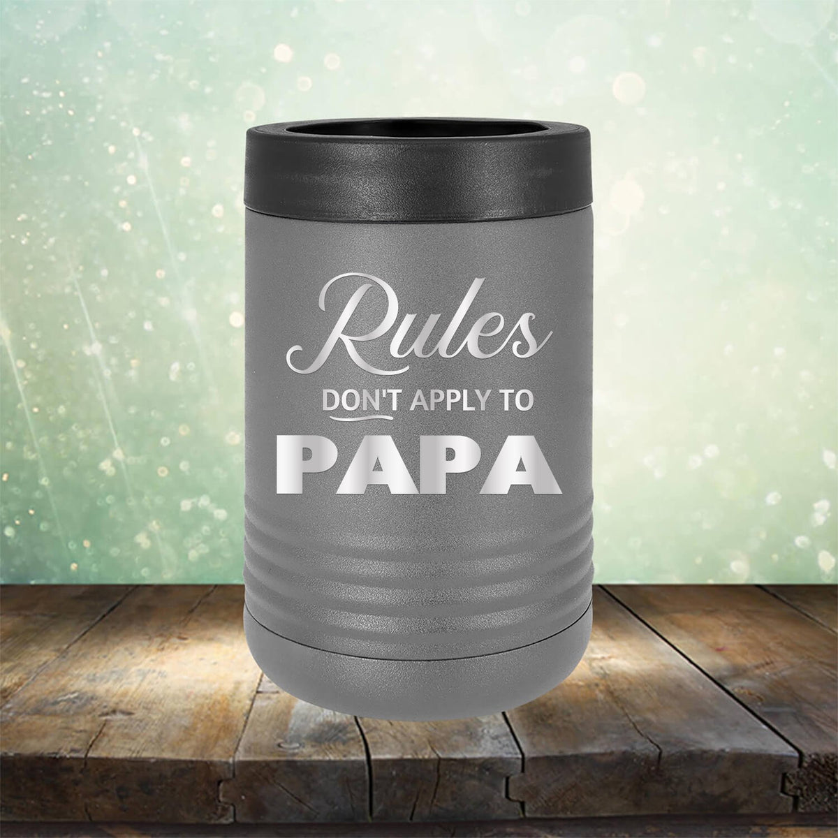 Rules Don&#39;t Apply To Papa - Laser Etched Tumbler Mug