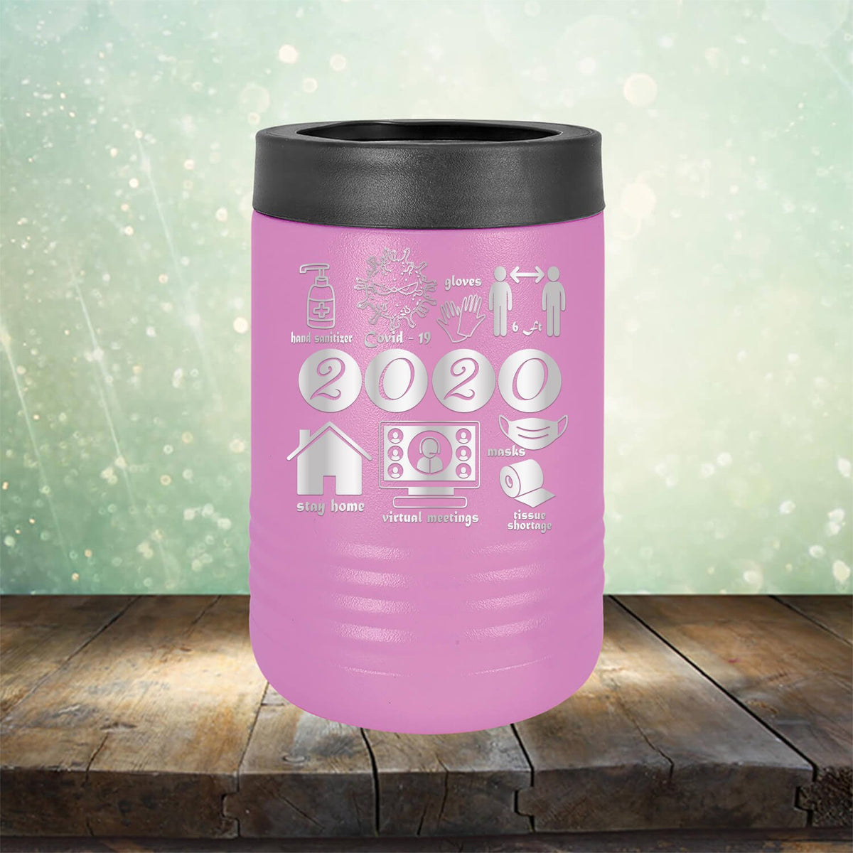 2020 Summary COVID Stay Home - Laser Etched Tumbler Mug