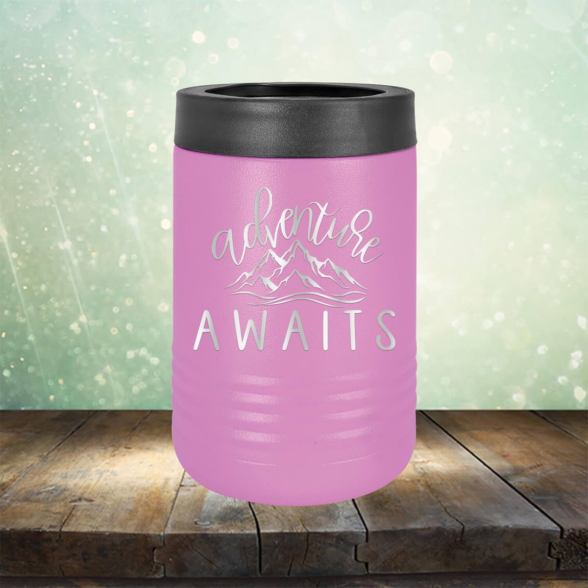 Adventure Awaits with Mountain - Laser Etched Tumbler Mug