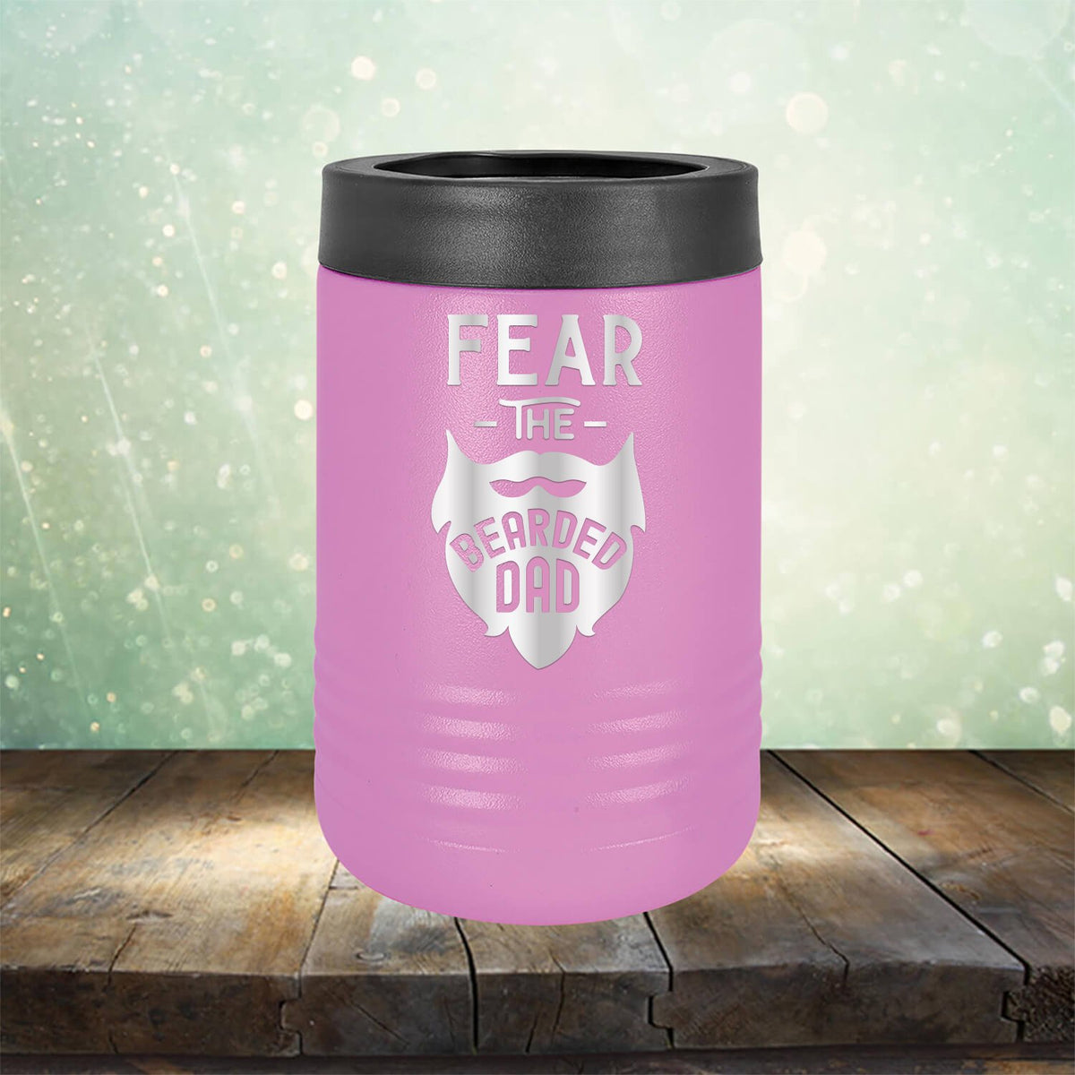 Fear The Bearded Dad - Laser Etched Tumbler Mug