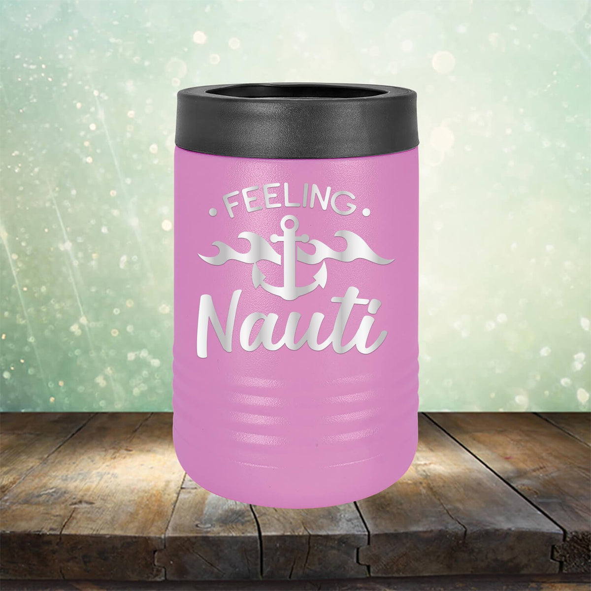 Feeling Nauti with Anchor - Laser Etched Tumbler Mug