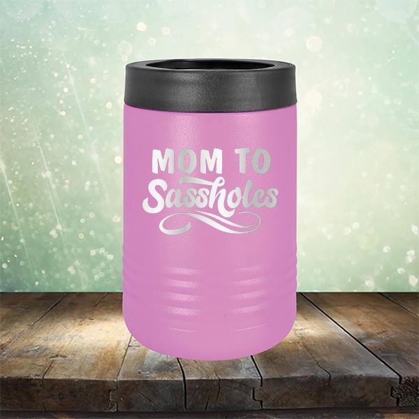 Mom To Sassholes - Laser Etched Tumbler Mug