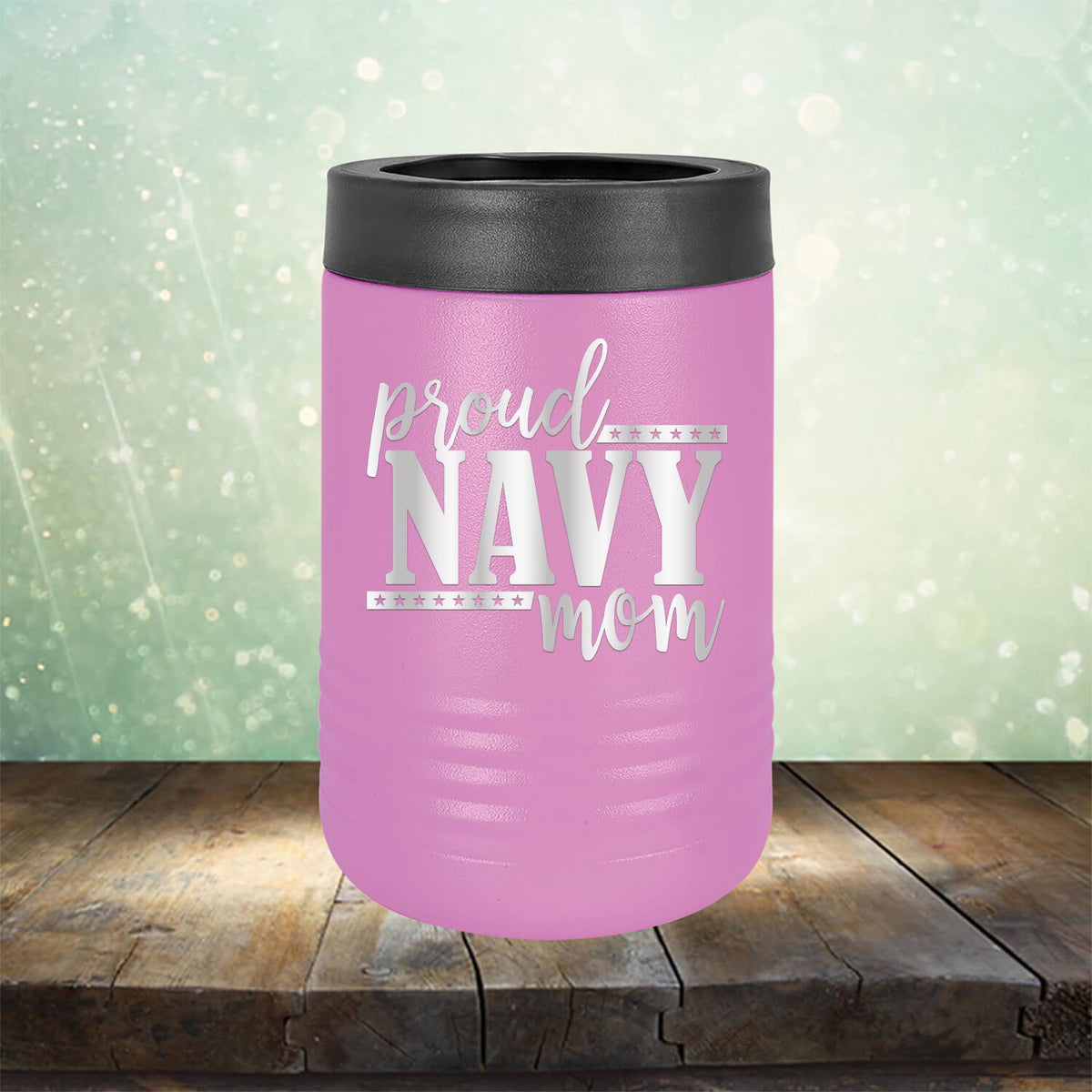 Proud Navy Mom - Laser Etched Tumbler Mug