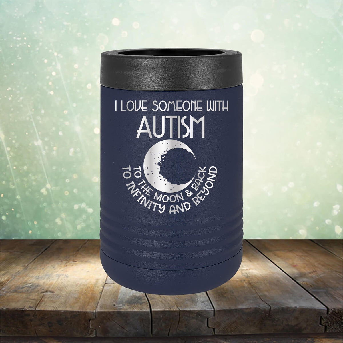 I Love Someone with the Autism to the Moon &amp; Back - Laser Etched Tumbler Mug