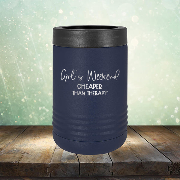 Girl&#39;s Weekend Cheaper Than Therapy - Laser Etched Tumbler Mug
