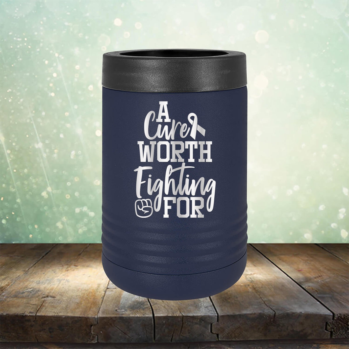 A Cure Worth Fighting For - Laser Etched Tumbler Mug