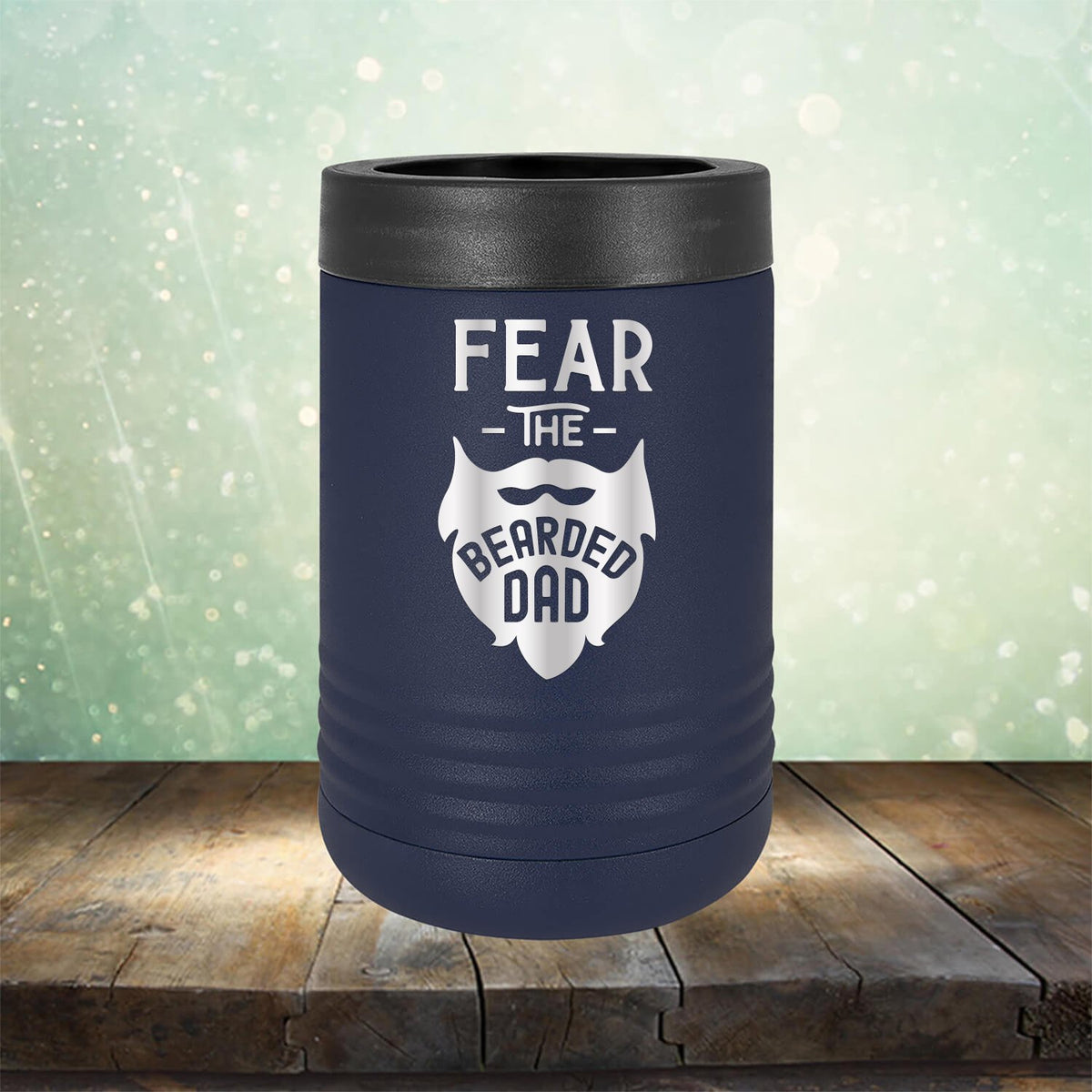 Fear The Bearded Dad - Laser Etched Tumbler Mug