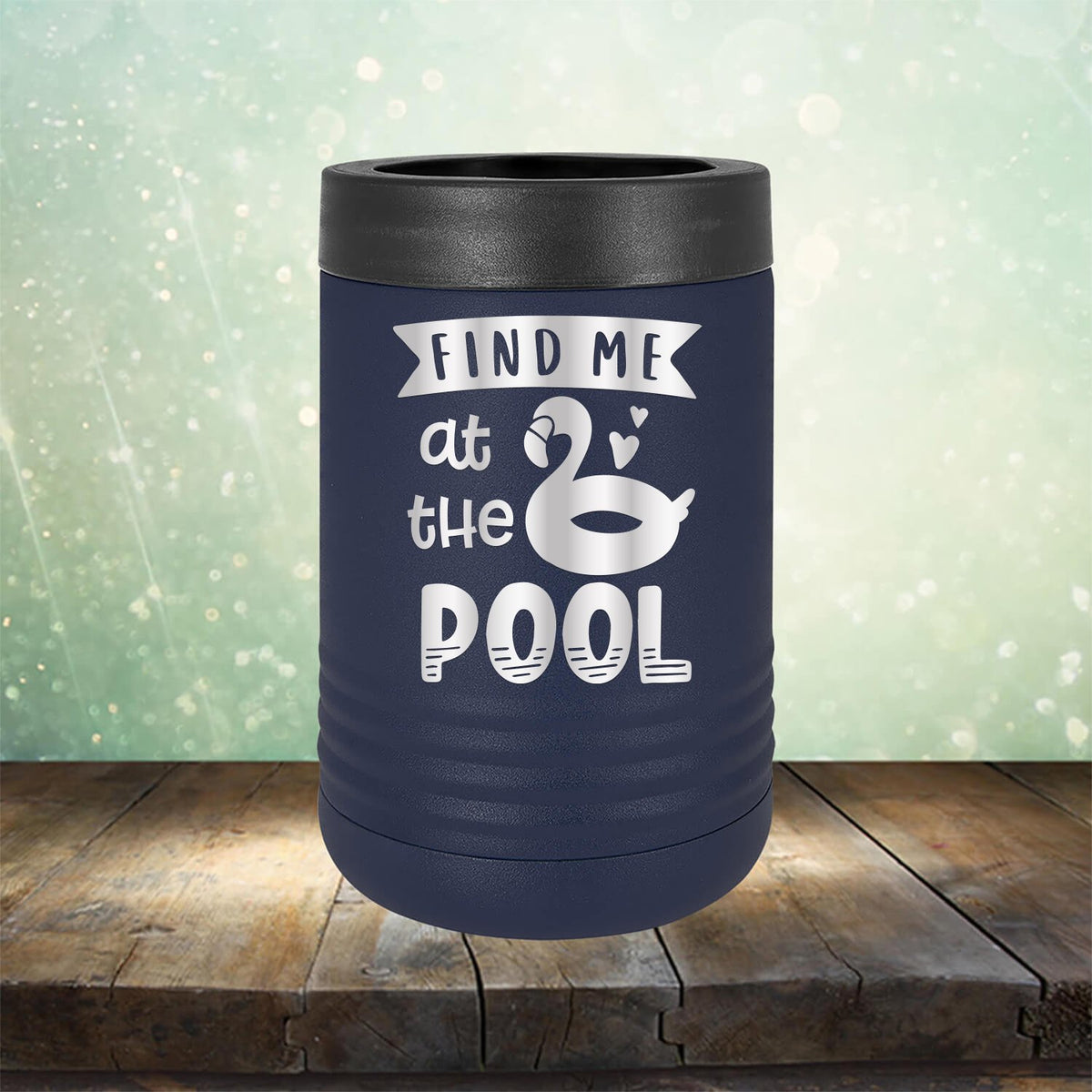 Find Me At The Pool - Laser Etched Tumbler Mug