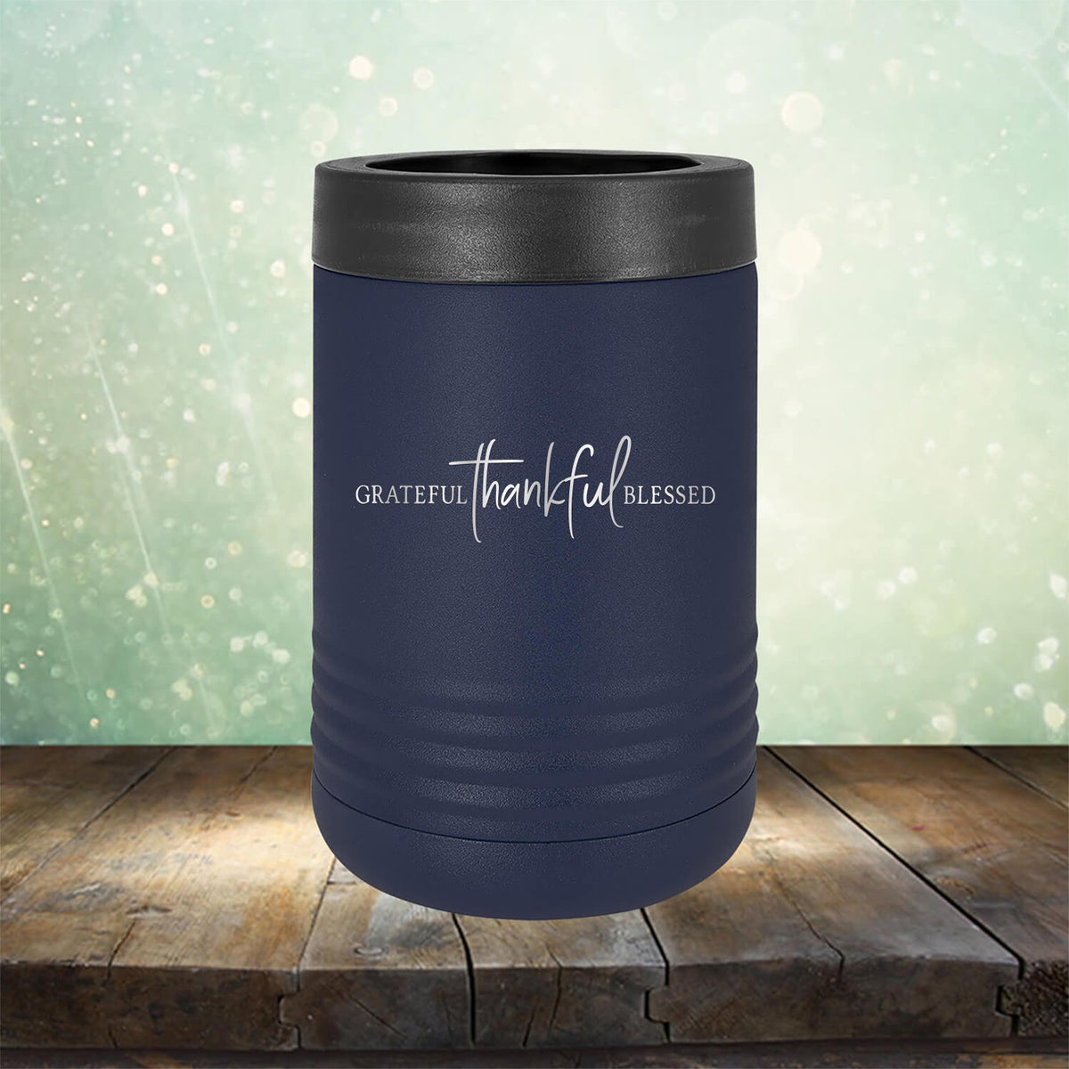 Grateful Thankful Blessed - Laser Etched Tumbler Mug