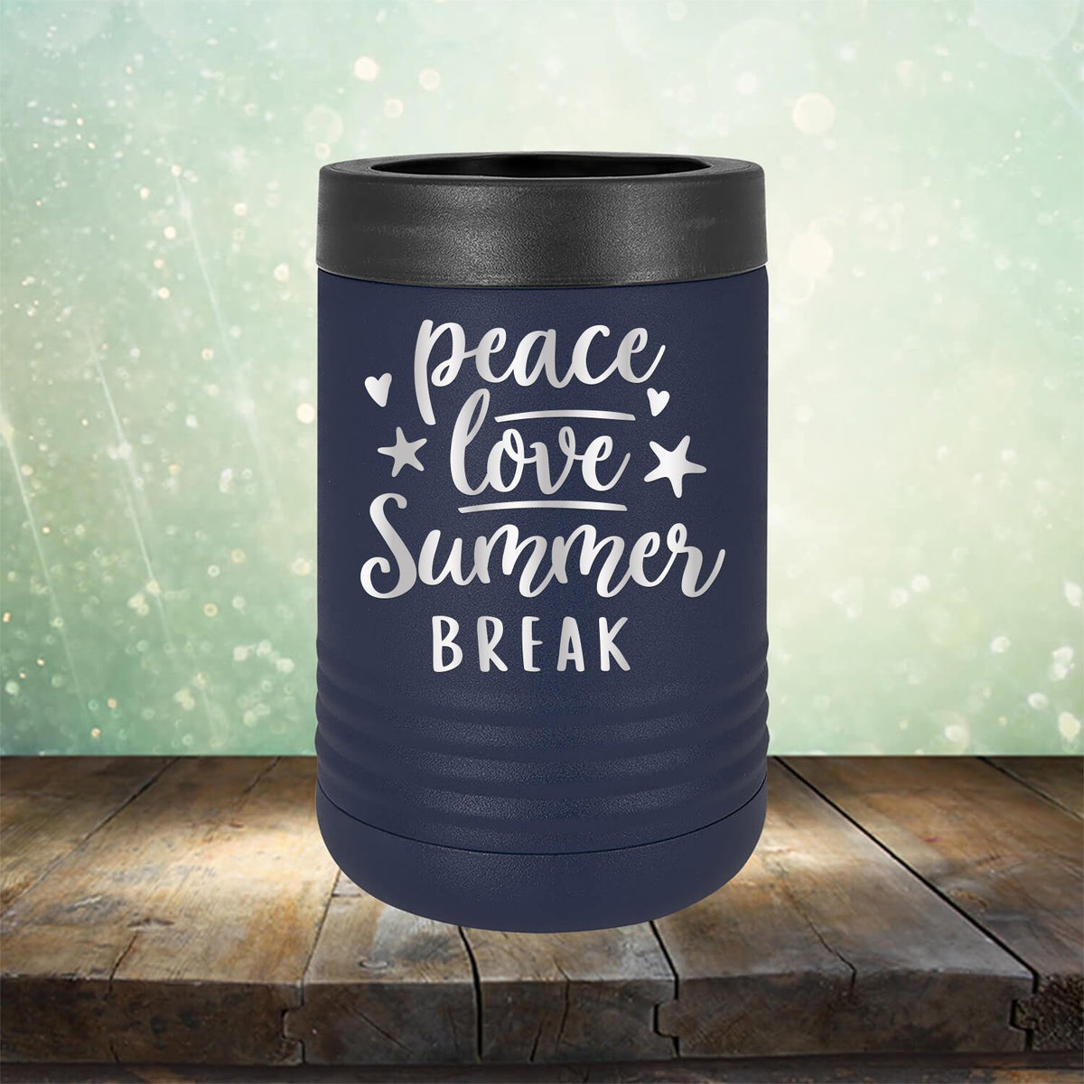 Peace Love Summer Break - Laser Etched Tumbler Mug