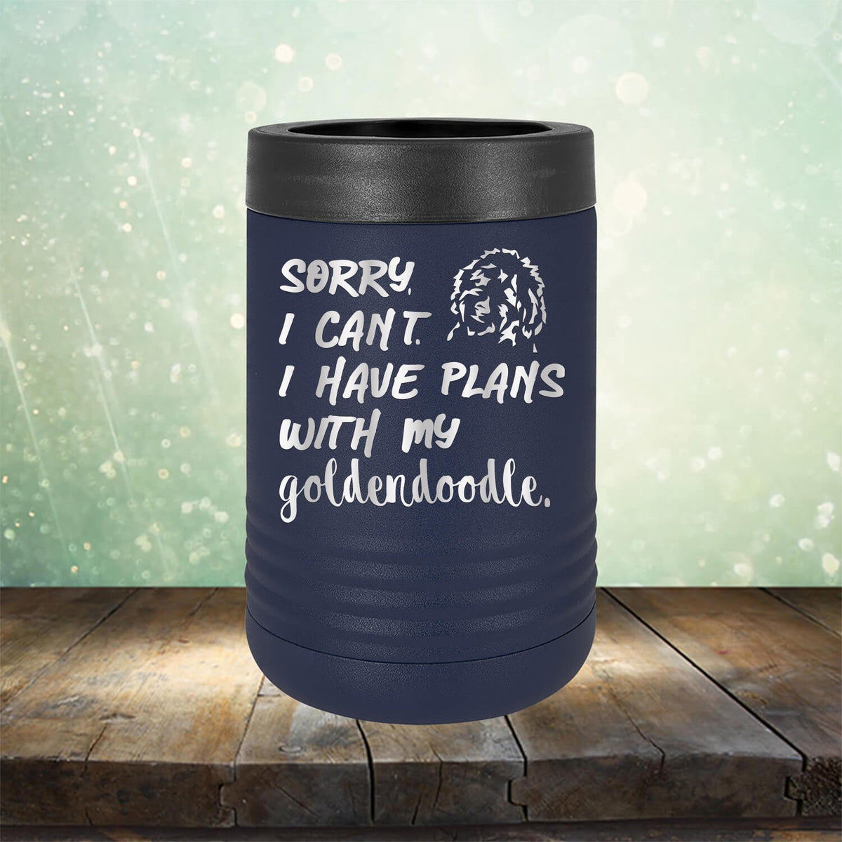 Sorry I Can&#39;t I Have Plans with My Goldendoodle - Laser Etched Tumbler Mug