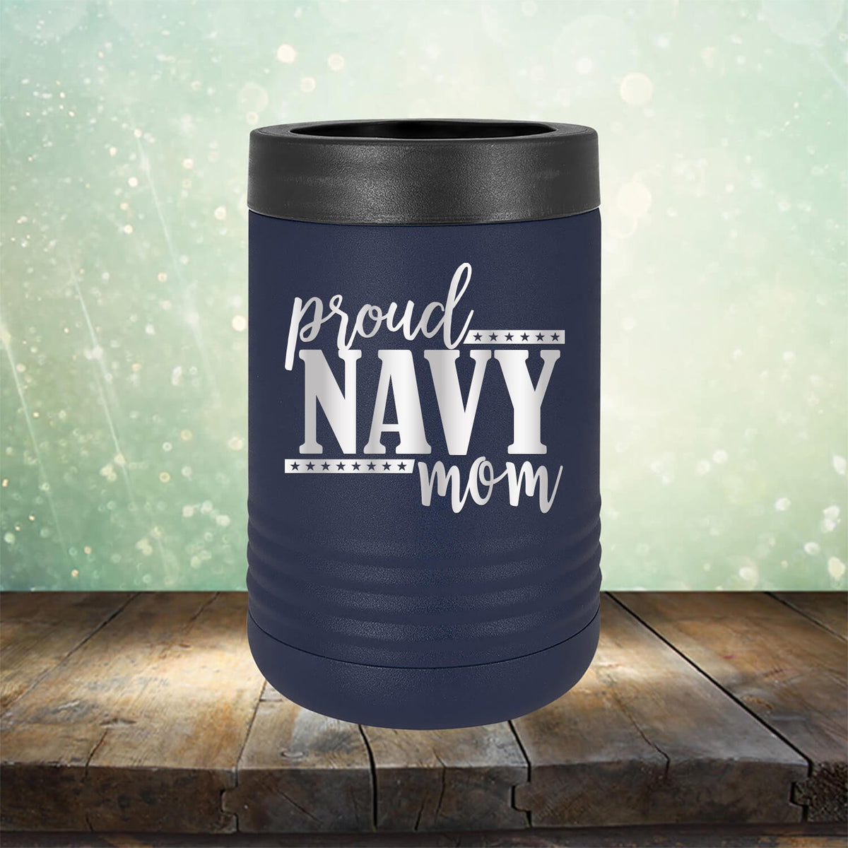 Proud Navy Mom - Laser Etched Tumbler Mug