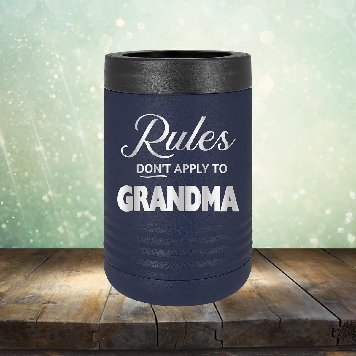 Rules Don&#39;t Apply To Grandma - Laser Etched Tumbler Mug