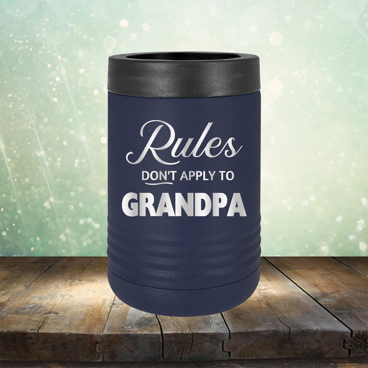 Rules Don&#39;t Apply To Grandpa - Laser Etched Tumbler Mug