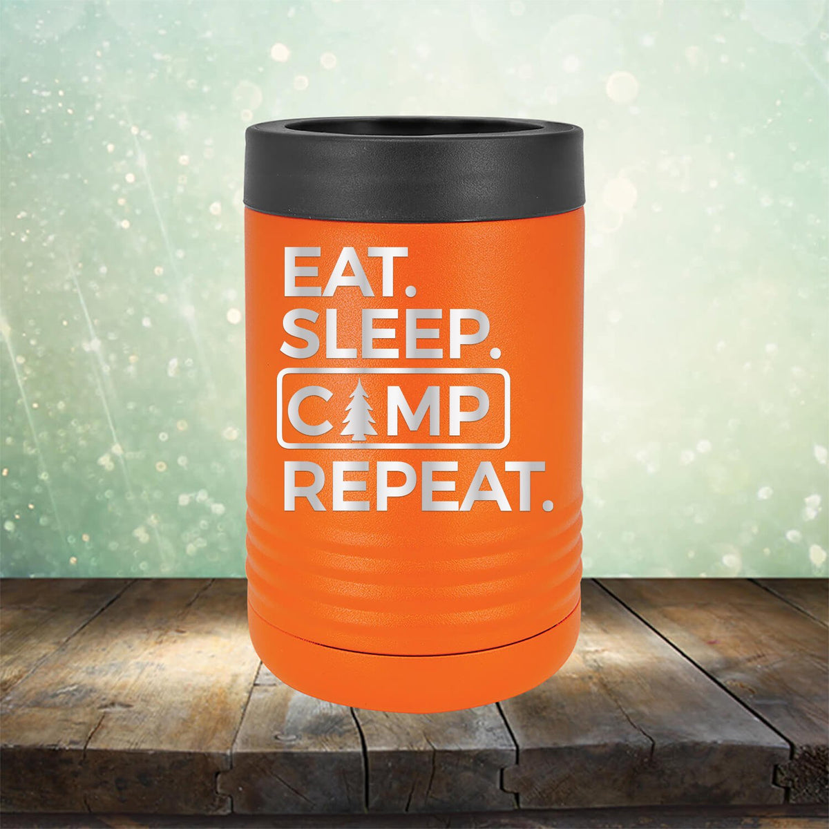 Eat Sleep Camp Repeat - Laser Etched Tumbler Mug