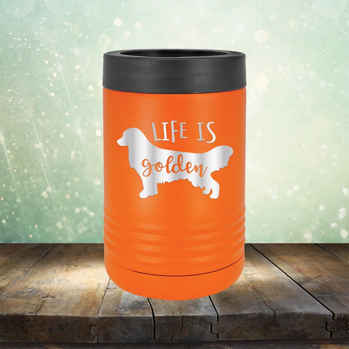 Life Is Golden Retriever - Laser Etched Tumbler Mug