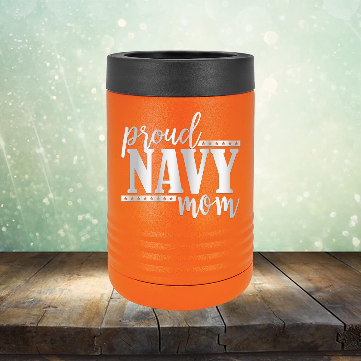 Proud Navy Mom - Laser Etched Tumbler Mug