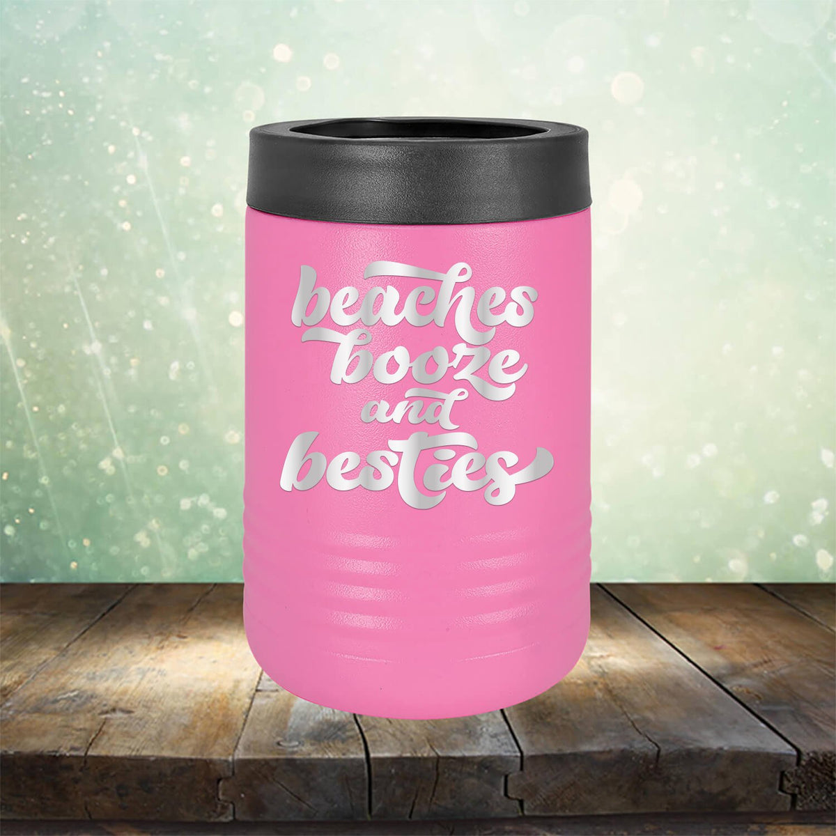 Beaches Booze and Besties - Laser Etched Tumbler Mug