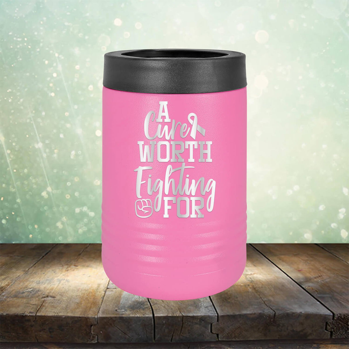 A Cure Worth Fighting For - Laser Etched Tumbler Mug