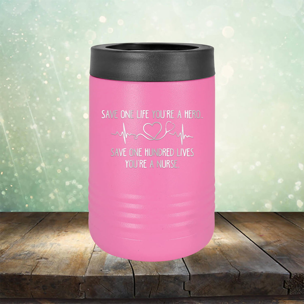 Save One Life You&#39;re A Hero Save One Hundred Lives You&#39;re A Nurse - Laser Etched Tumbler Mug