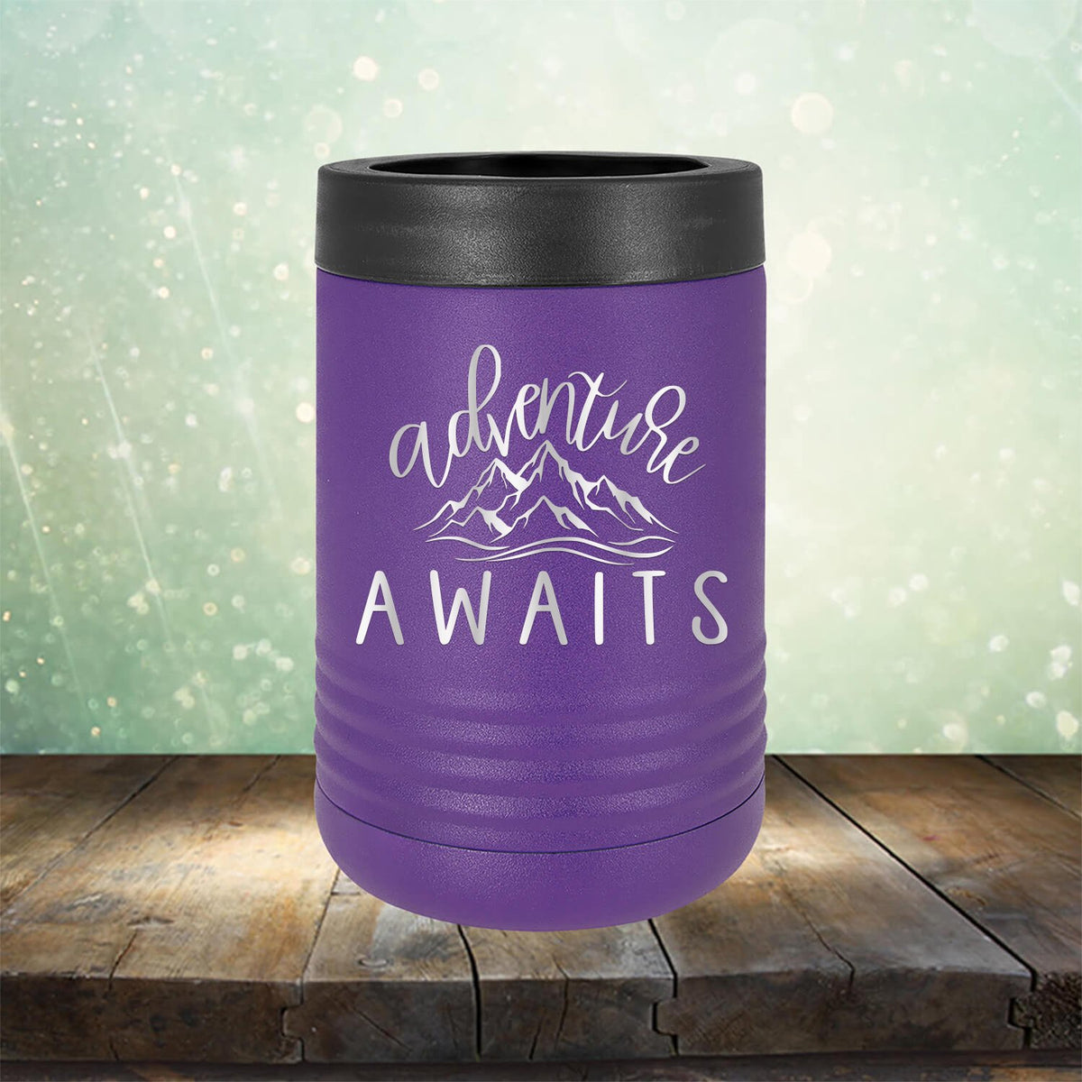 Adventure Awaits with Mountain - Laser Etched Tumbler Mug