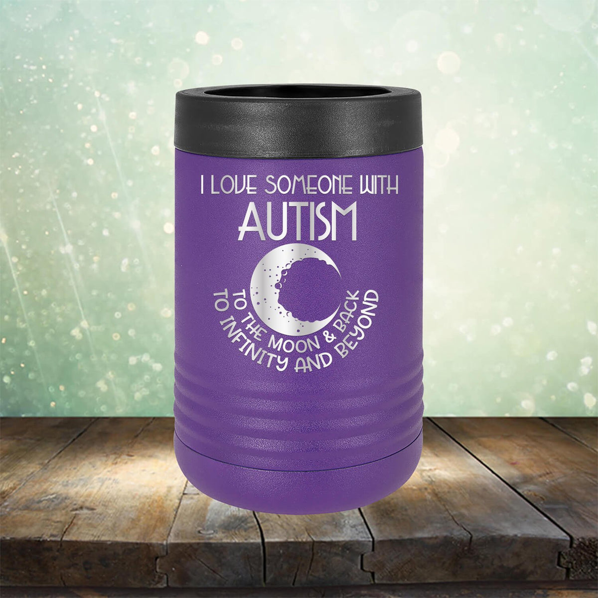 I Love Someone with the Autism to the Moon &amp; Back - Laser Etched Tumbler Mug