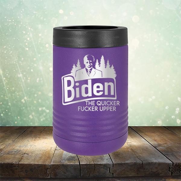 Joe Biden The Quicker Fucker Upper - Laser Etched Tumbler Mug