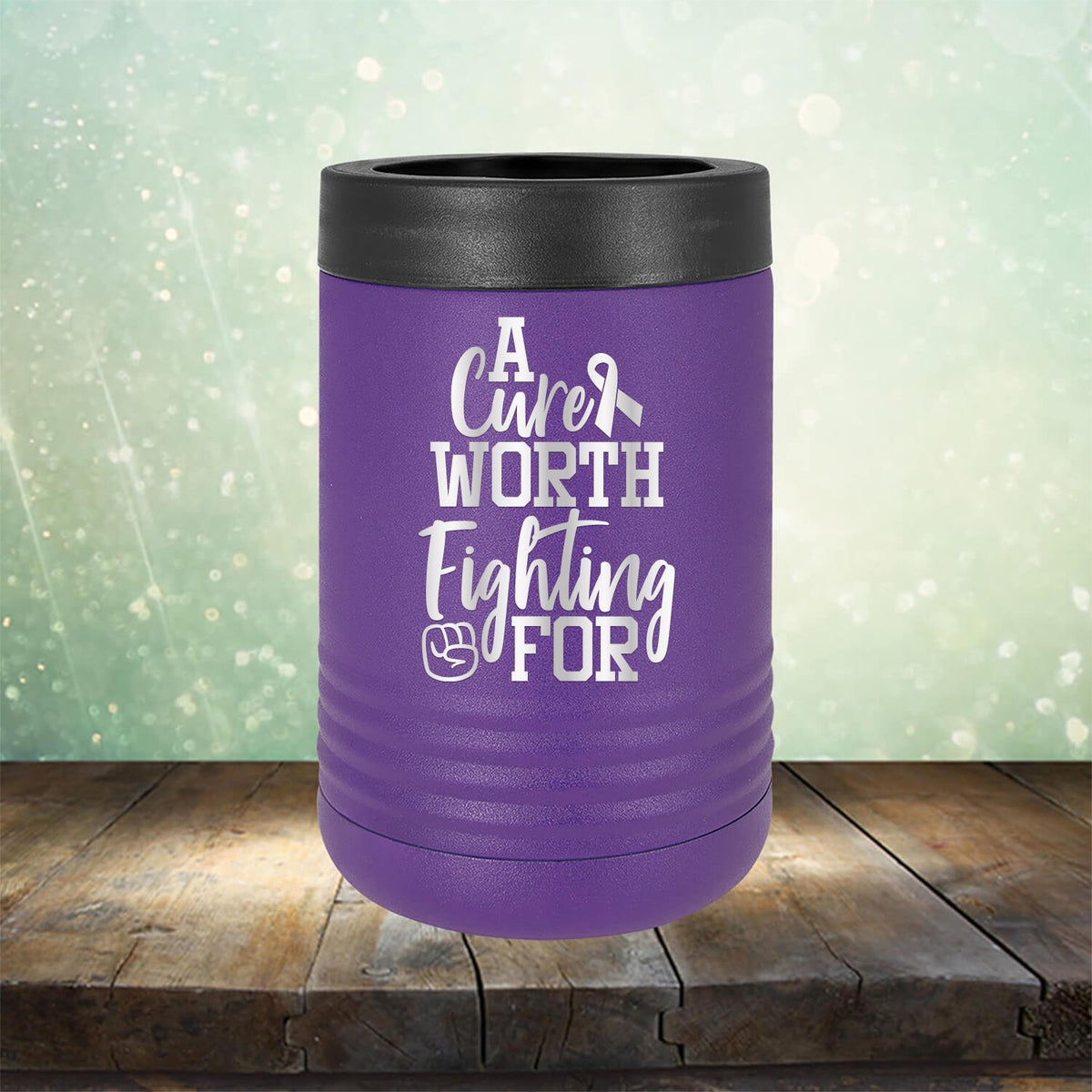 A Cure Worth Fighting For - Laser Etched Tumbler Mug