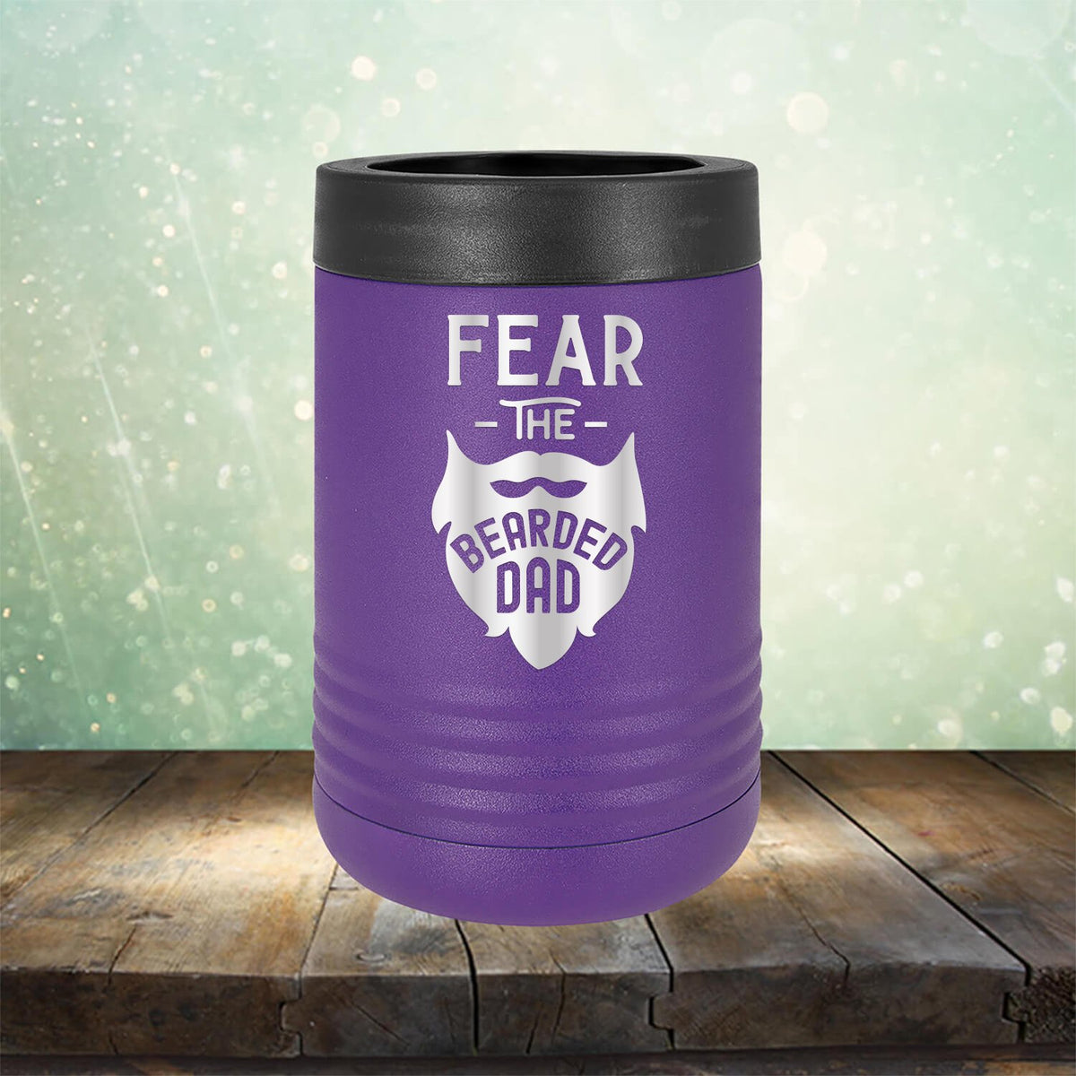 Fear The Bearded Dad - Laser Etched Tumbler Mug