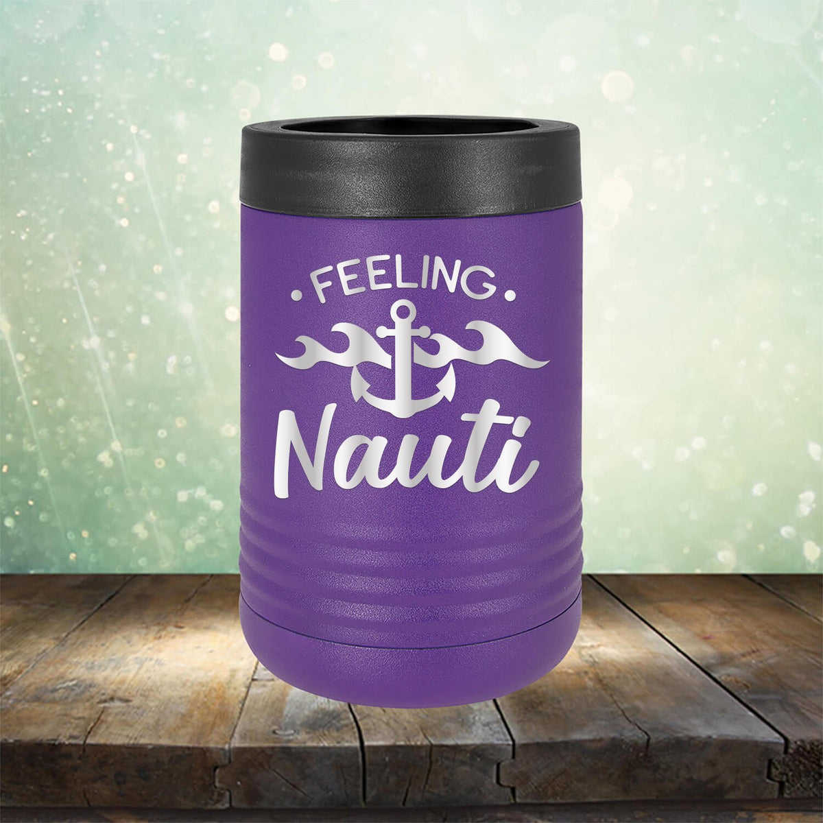 Feeling Nauti with Anchor - Laser Etched Tumbler Mug