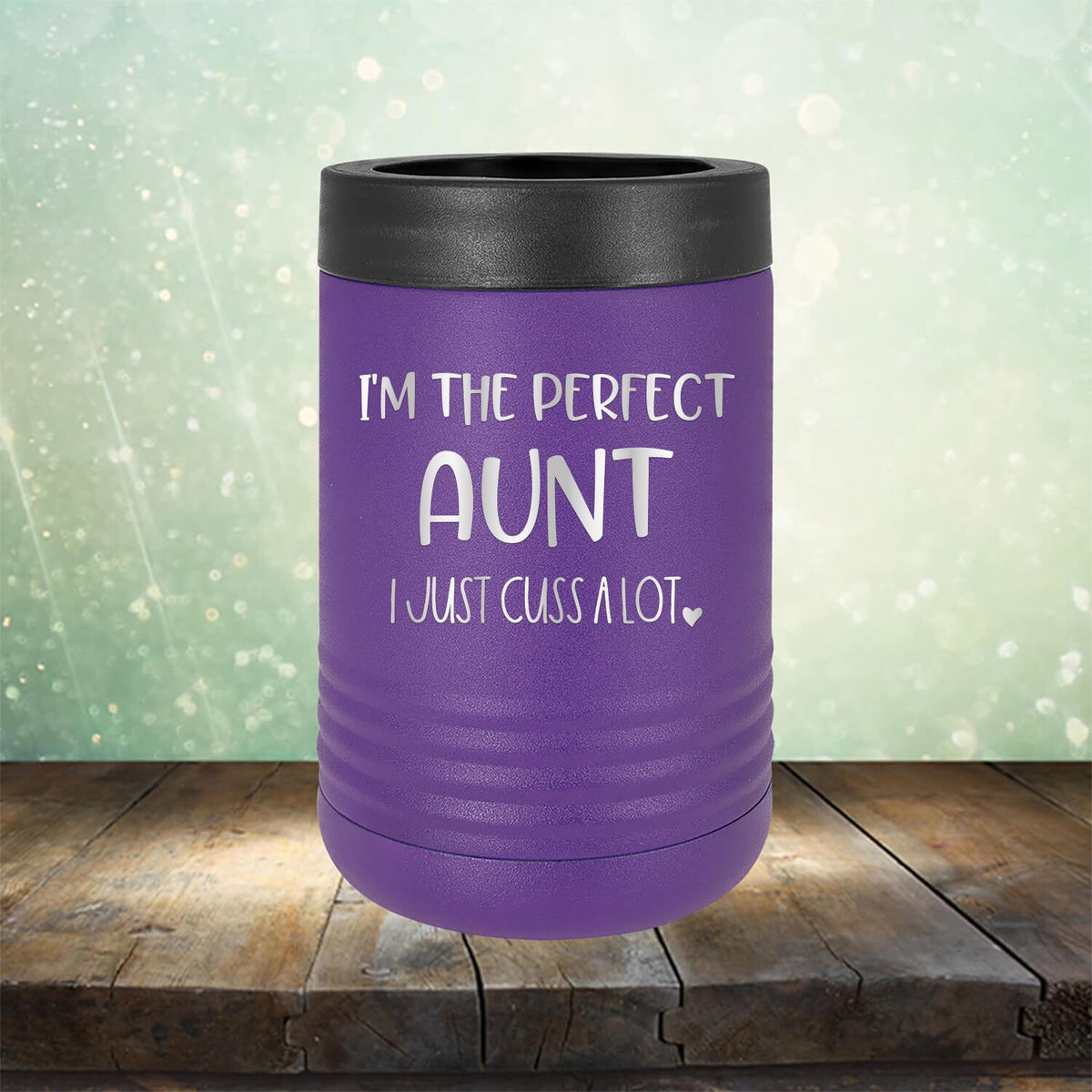 I&#39;m The Perfect Aunt I Just Cuss A Lot - Laser Etched Tumbler Mug