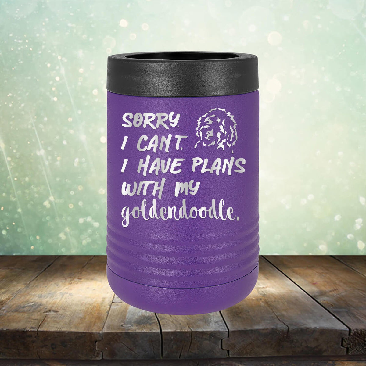 Sorry I Can&#39;t I Have Plans with My Goldendoodle - Laser Etched Tumbler Mug