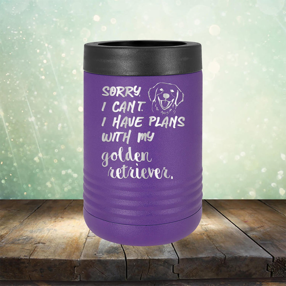 Sorry I Can&#39;t I Have Plans with My Golden Retriever - Laser Etched Tumbler Mug