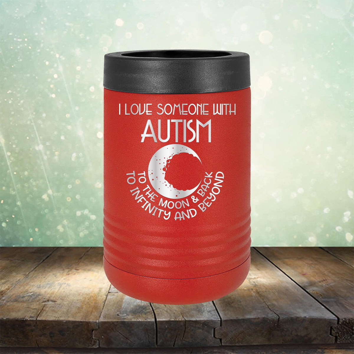 I Love Someone with the Autism to the Moon &amp; Back - Laser Etched Tumbler Mug