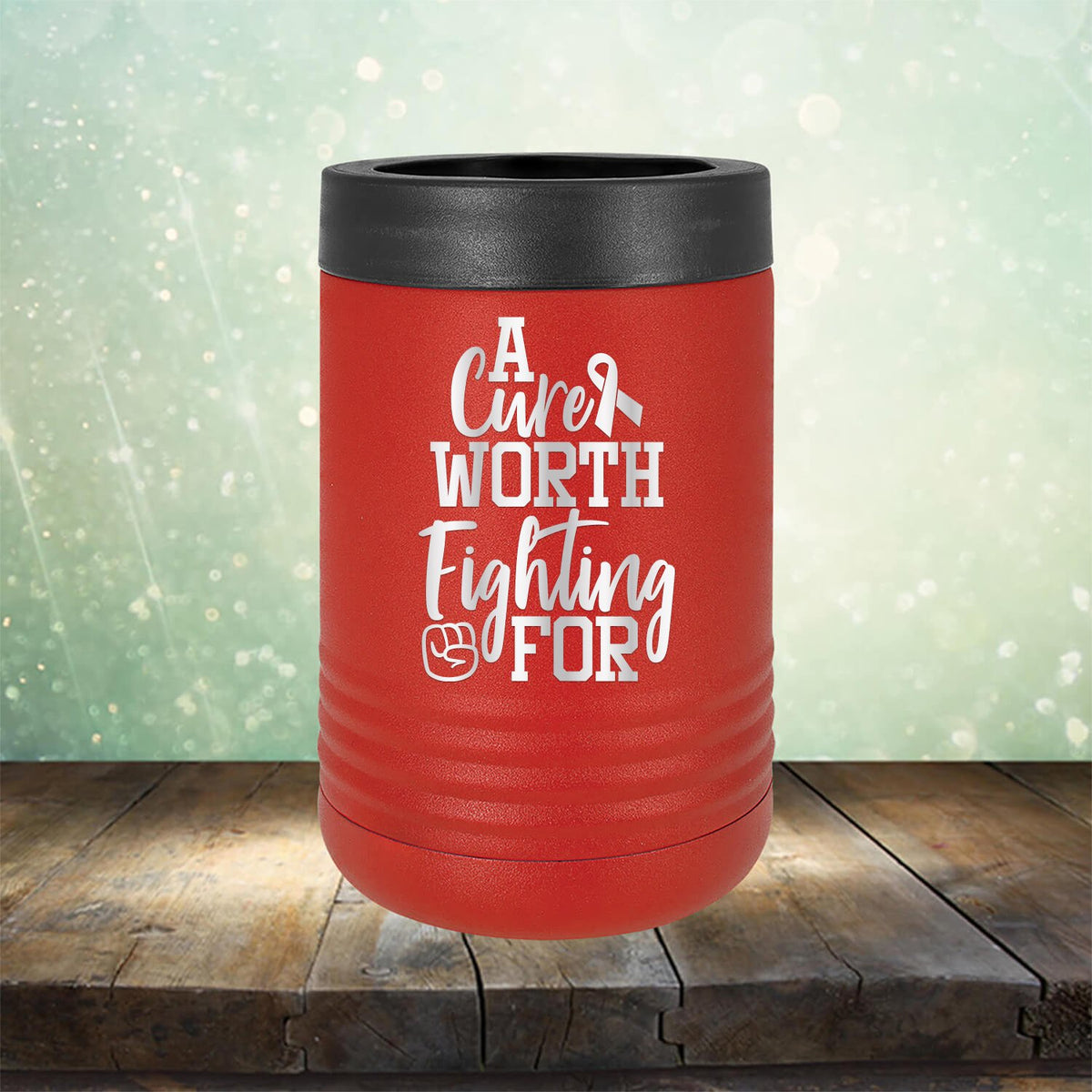 A Cure Worth Fighting For - Laser Etched Tumbler Mug