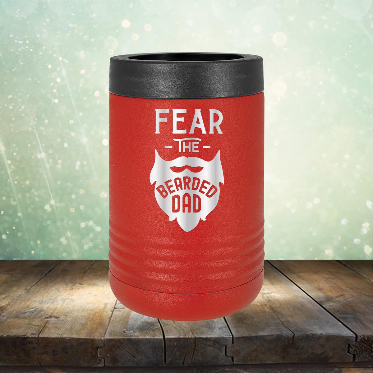 Fear The Bearded Dad - Laser Etched Tumbler Mug