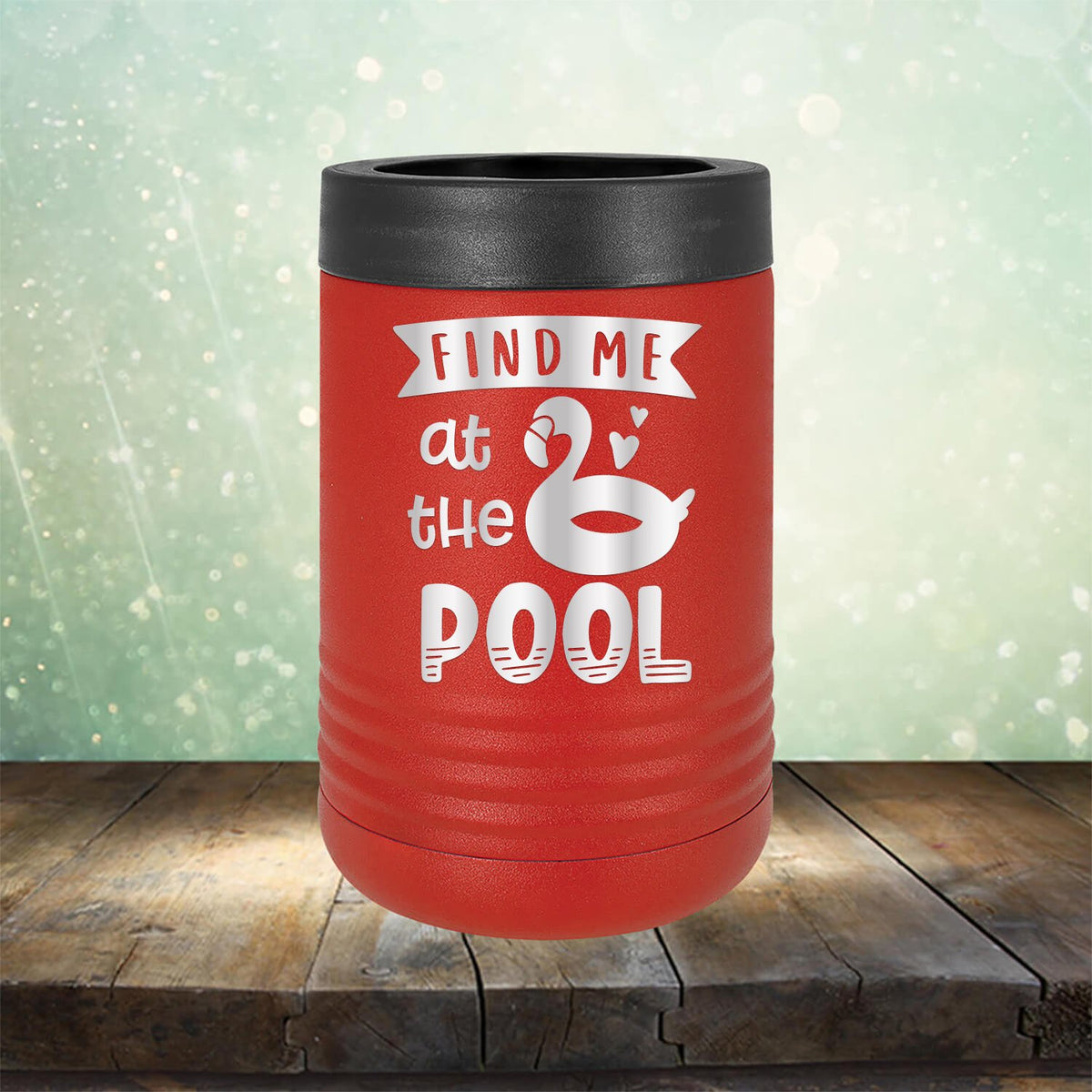 Find Me At The Pool - Laser Etched Tumbler Mug