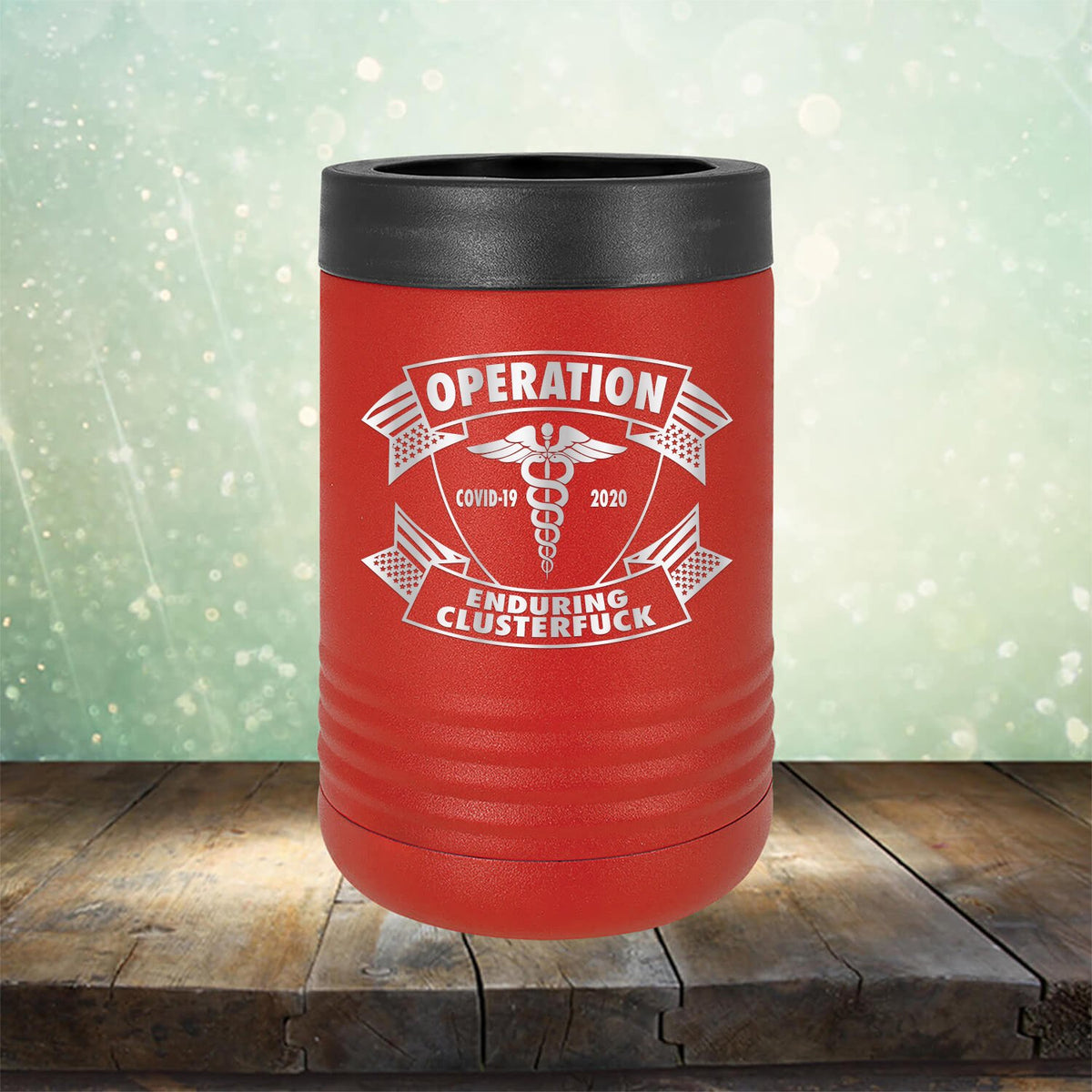 Operation Covid-19 2020 Enduring Clusterfuck - Laser Etched Tumbler Mug