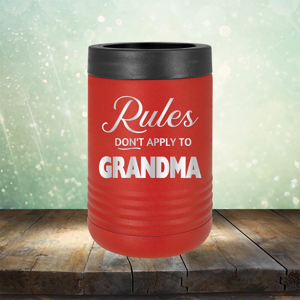Rules Don&#39;t Apply To Grandma - Laser Etched Tumbler Mug
