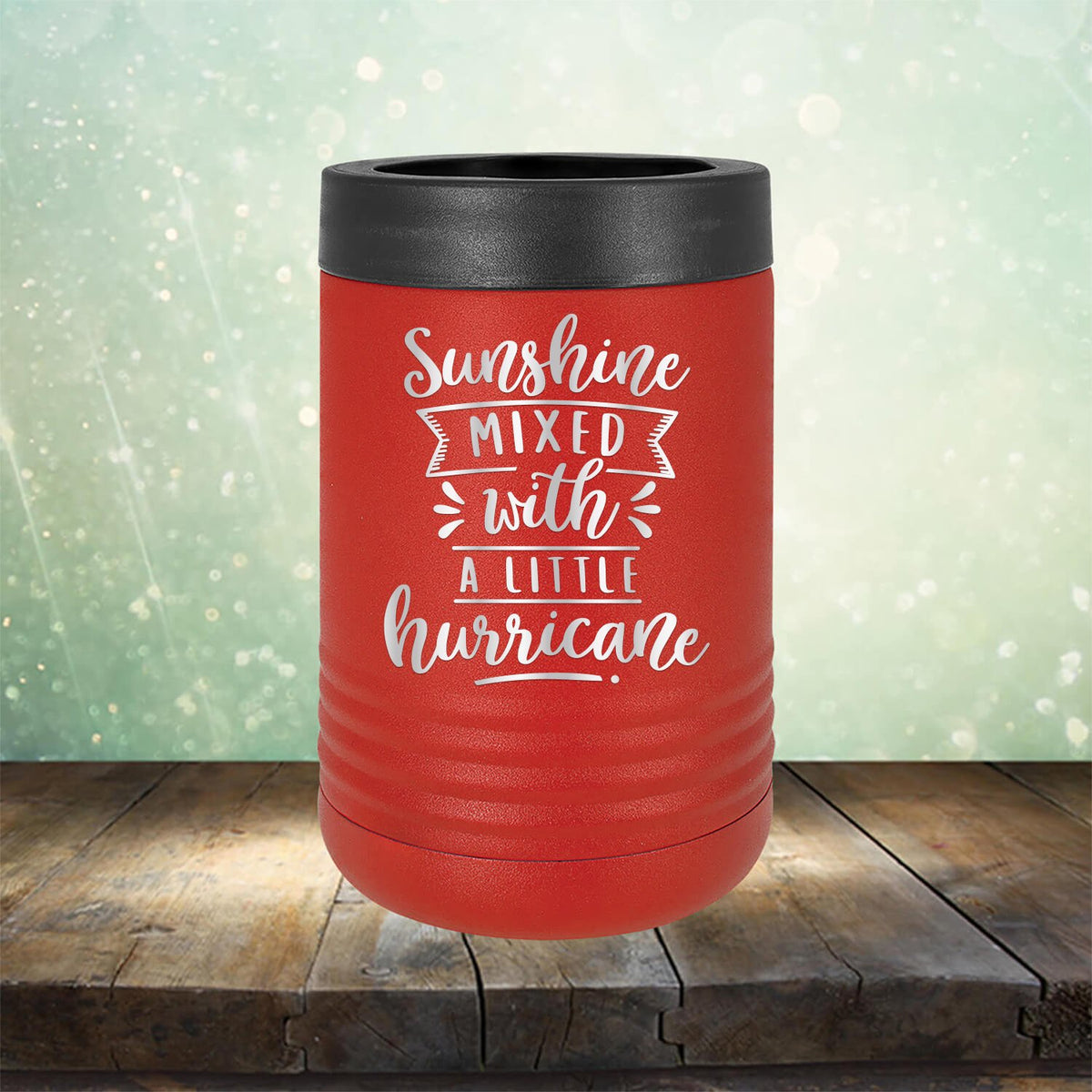 Sunshine Mixed with A Little Hurricane - Laser Etched Tumbler Mug