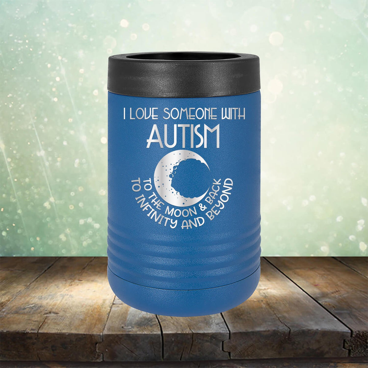 I Love Someone with the Autism to the Moon &amp; Back - Laser Etched Tumbler Mug