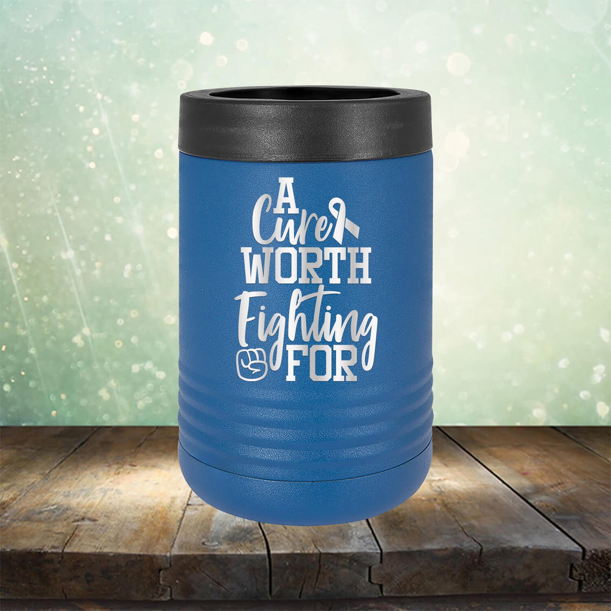 A Cure Worth Fighting For - Laser Etched Tumbler Mug