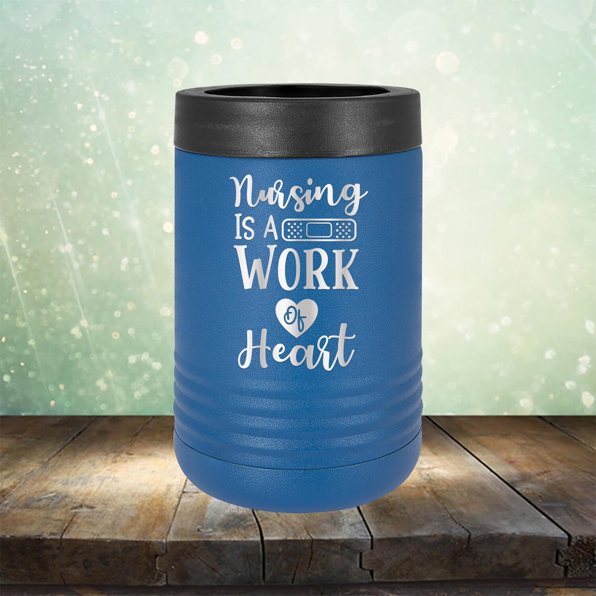 Nursing is A Work of Heart - Laser Etched Tumbler Mug