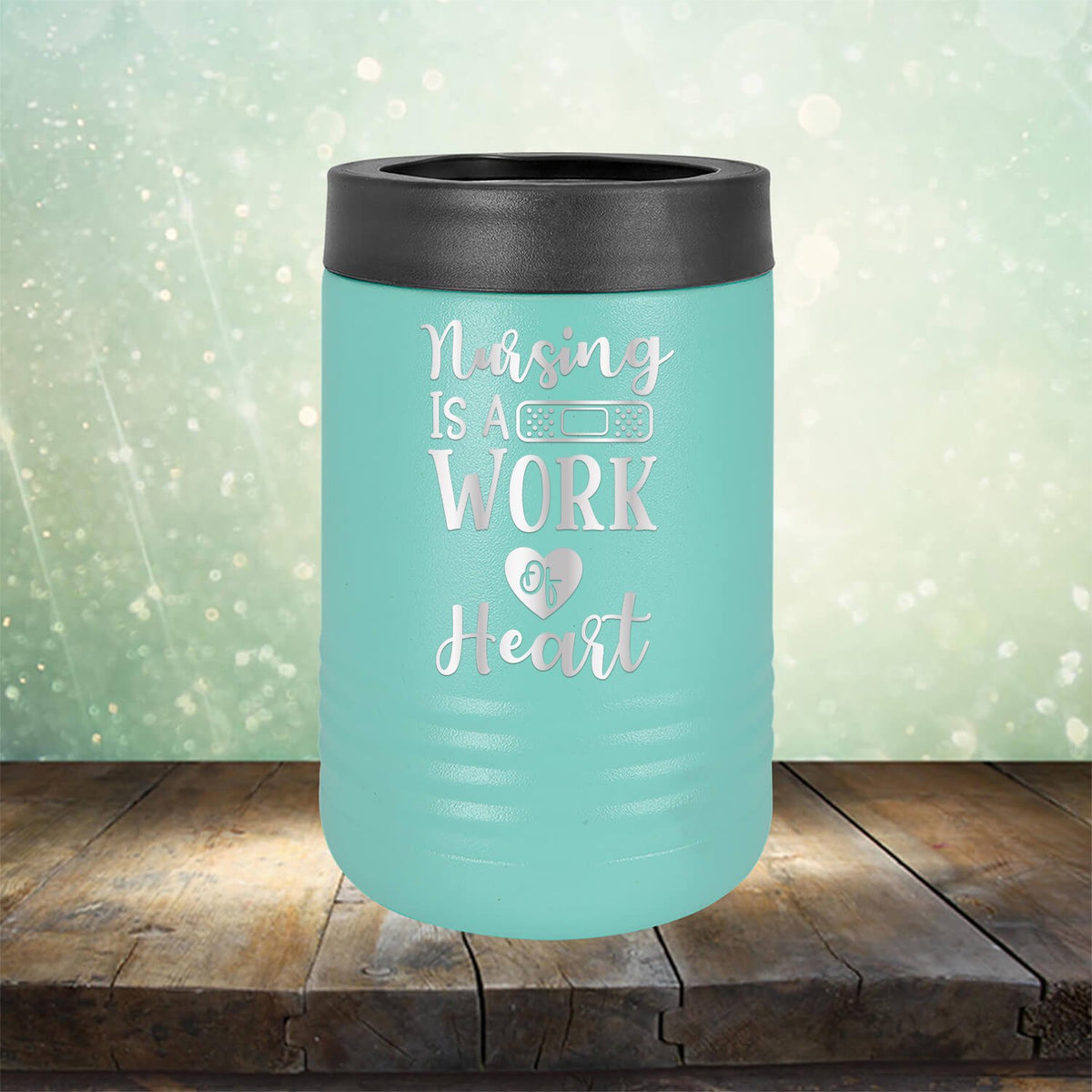 Nursing is A Work of Heart - Laser Etched Tumbler Mug