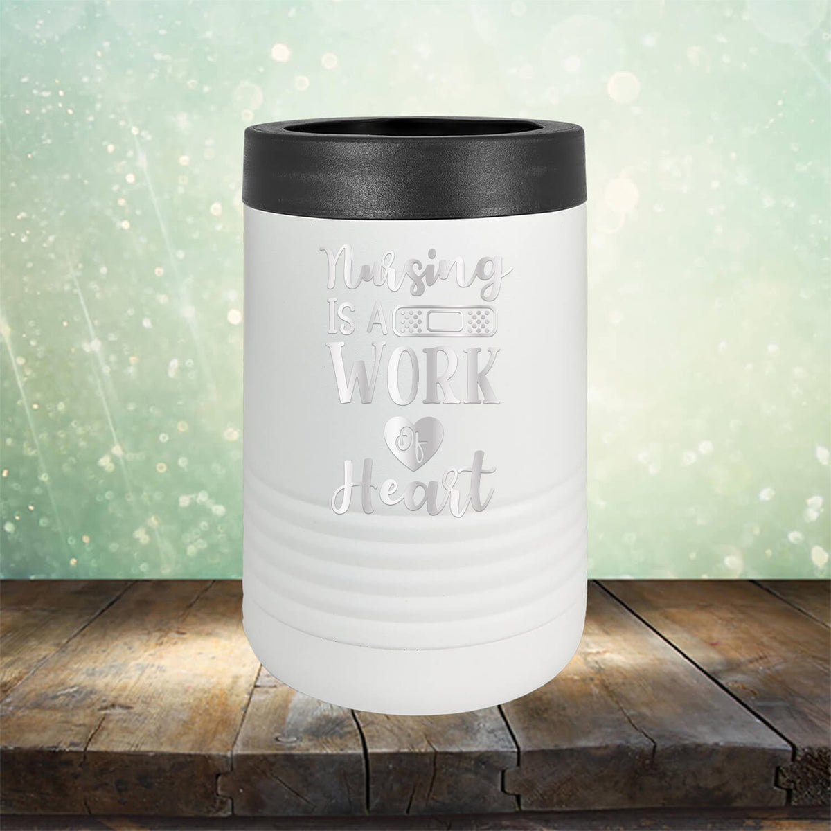 Nursing is A Work of Heart - Laser Etched Tumbler Mug