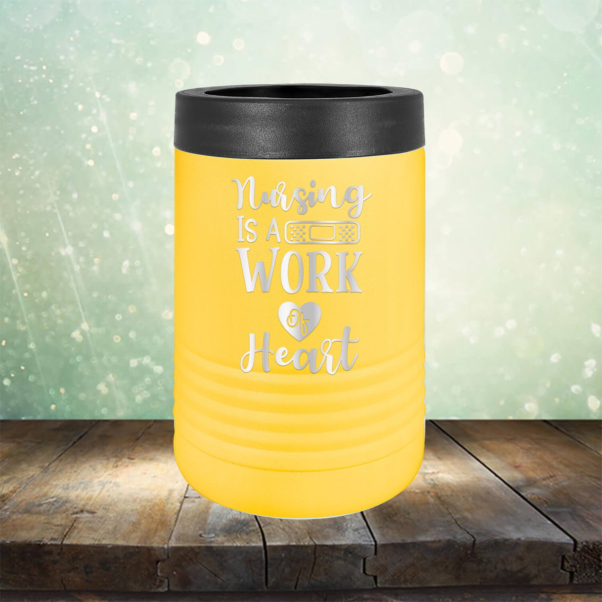 Nursing is A Work of Heart - Laser Etched Tumbler Mug